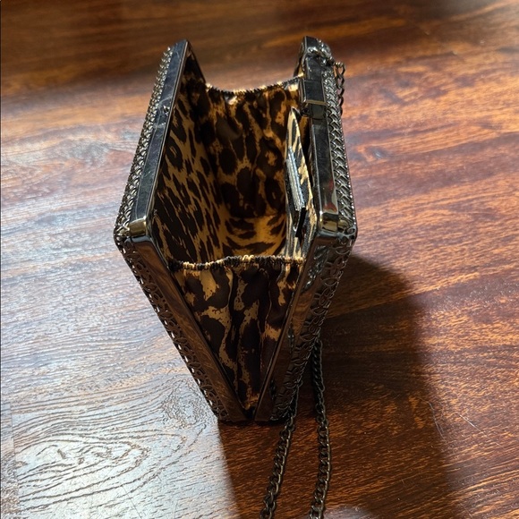 Chic Black and Silver Clutch - Picture 5 of 12